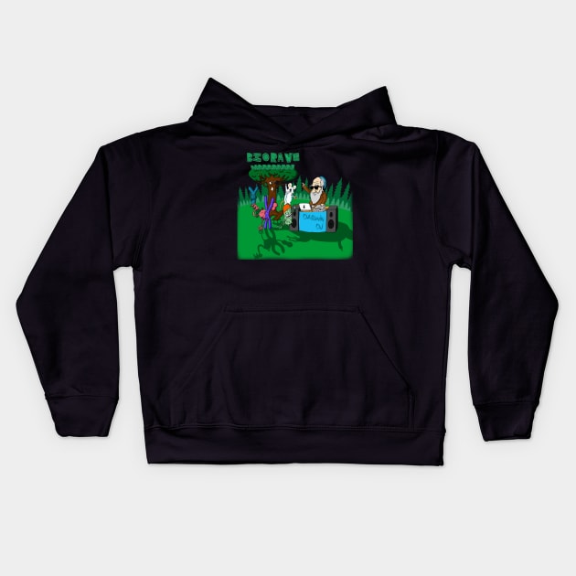 BioRave Kids Hoodie by lleganyes